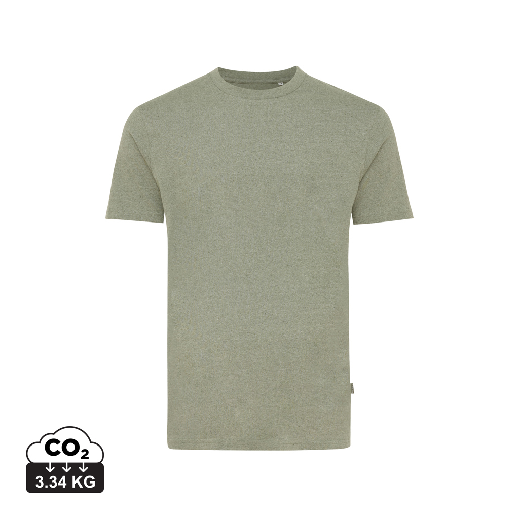 T-shirt promotionnel unisexe coton non teinté 180g Iqoniq Manuel heather green